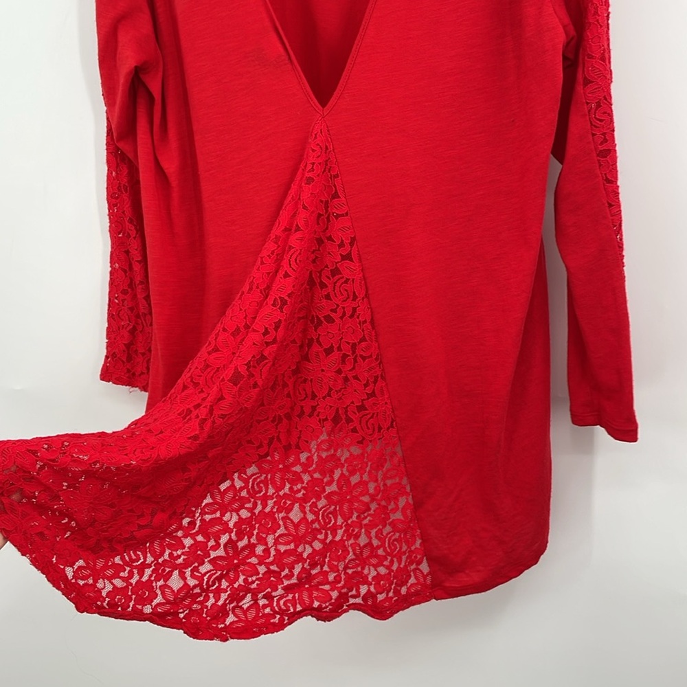 Torrid Red Knit Top - Picture 7 of 9